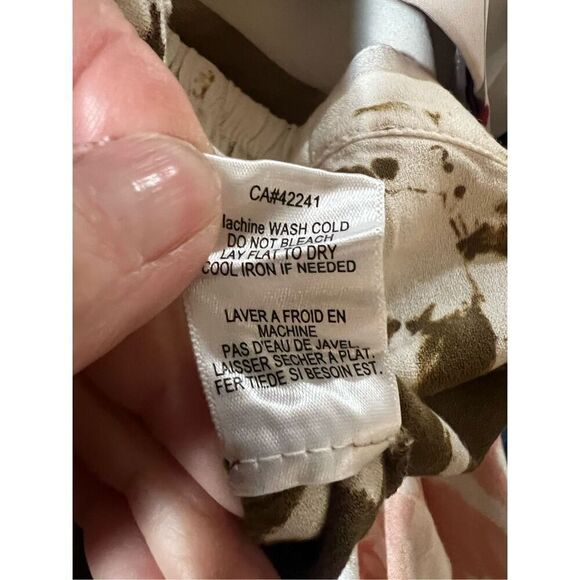 Young, Fabulous & Broke Tie Dyed Wide Leg Cropped Pallazo Pants Sz Gen XS - Picture 9 of 9